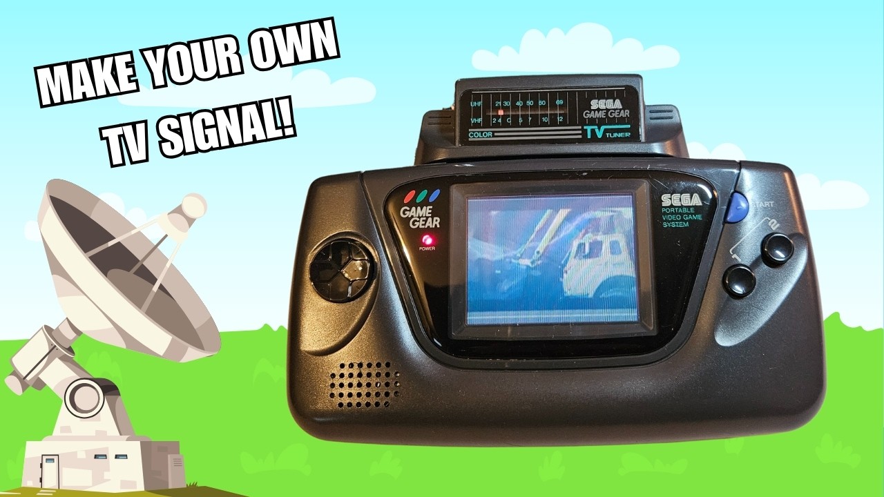 4 Ways to Broadcast Your Own TV Signal to the SEGA Game Gear & Other Retro Devices!