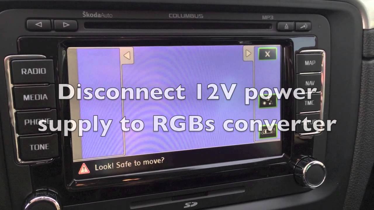 CVBS - RGBs converter fail - RNS 510 - Columbus - RVC