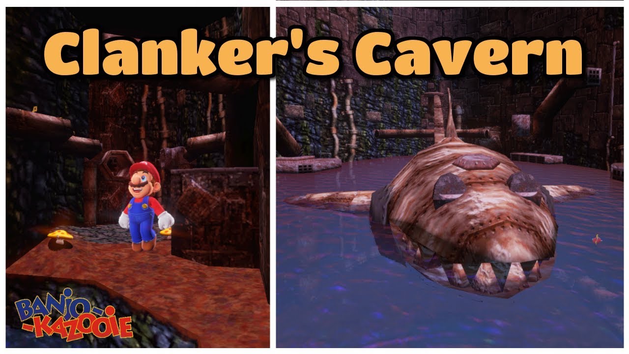 CLANKER'S CAVERN from BANJO-KAZOOIE in Super Mario Odyssey