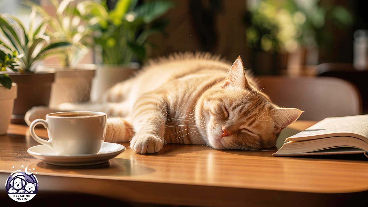 Успокаивающая музыка для кошек 🐾 Умиротворяющее фортепиано, чтобы расслабить кошек и снять стресс