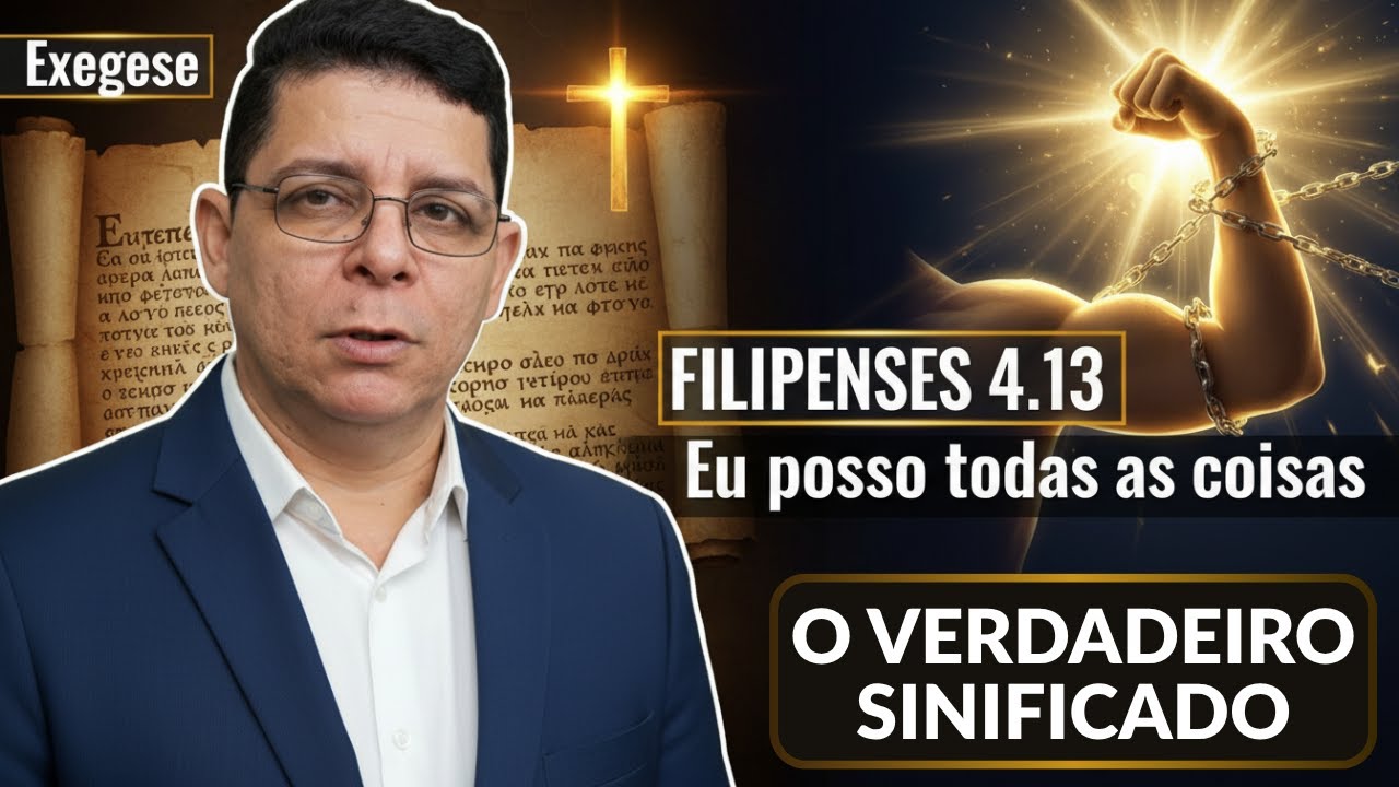 Exegese de Filipenses 4:13  — O SEGREDO por trás do que PAULO DISSE