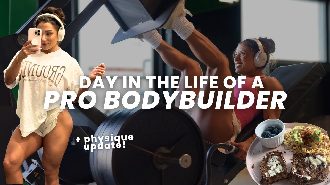 day in the life as an ifbb pro | training, nutrition + physique update