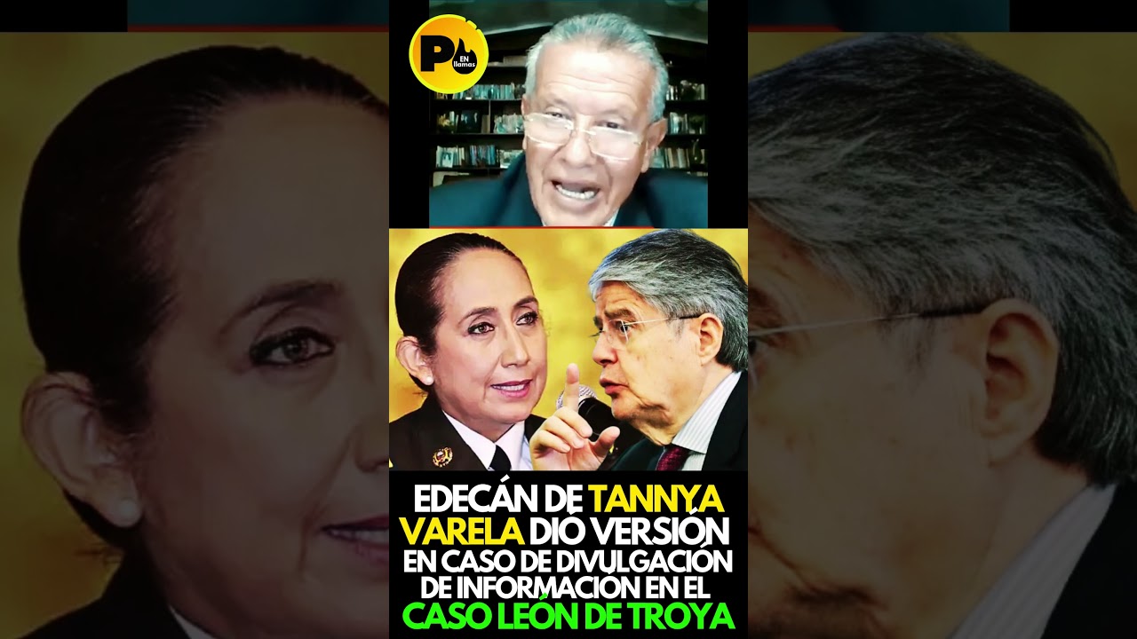 Dr. Augusto Tandazo (Edec&aacute;n de Tannya Varela rindi&oacute; versi&oacute;n en caso de divulgaci&oacute;n de informaci&oacute;n en