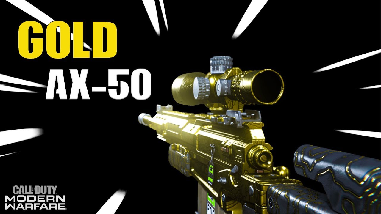 GOLD CAMO AX-50 Modern Warfare