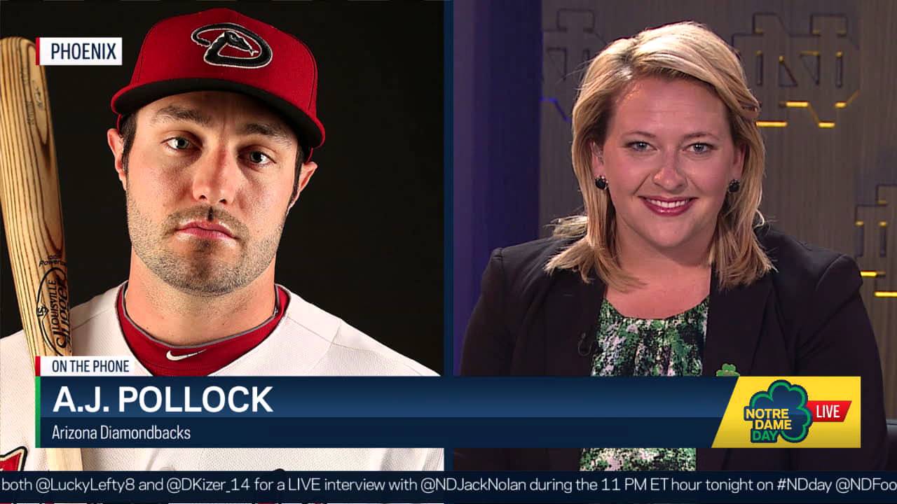 A.J. Pollock Interview - Notre Dame Day 2016