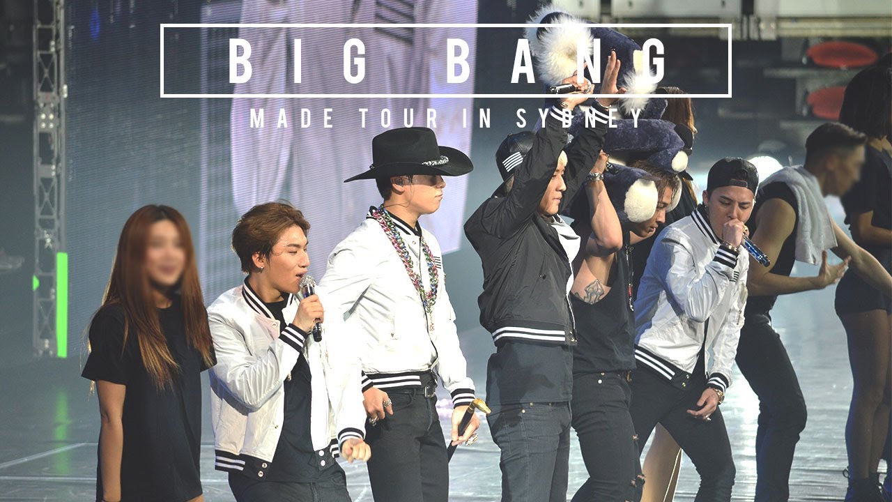 151017 BIG BANG 빅뱅 [MADE] TOUR in Sydney Fancam 직캠