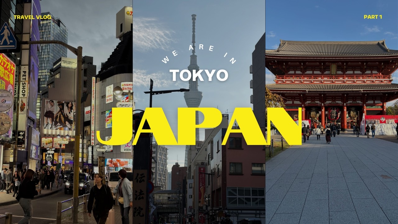 Tokyo Japan Travel Vlog | Part 1