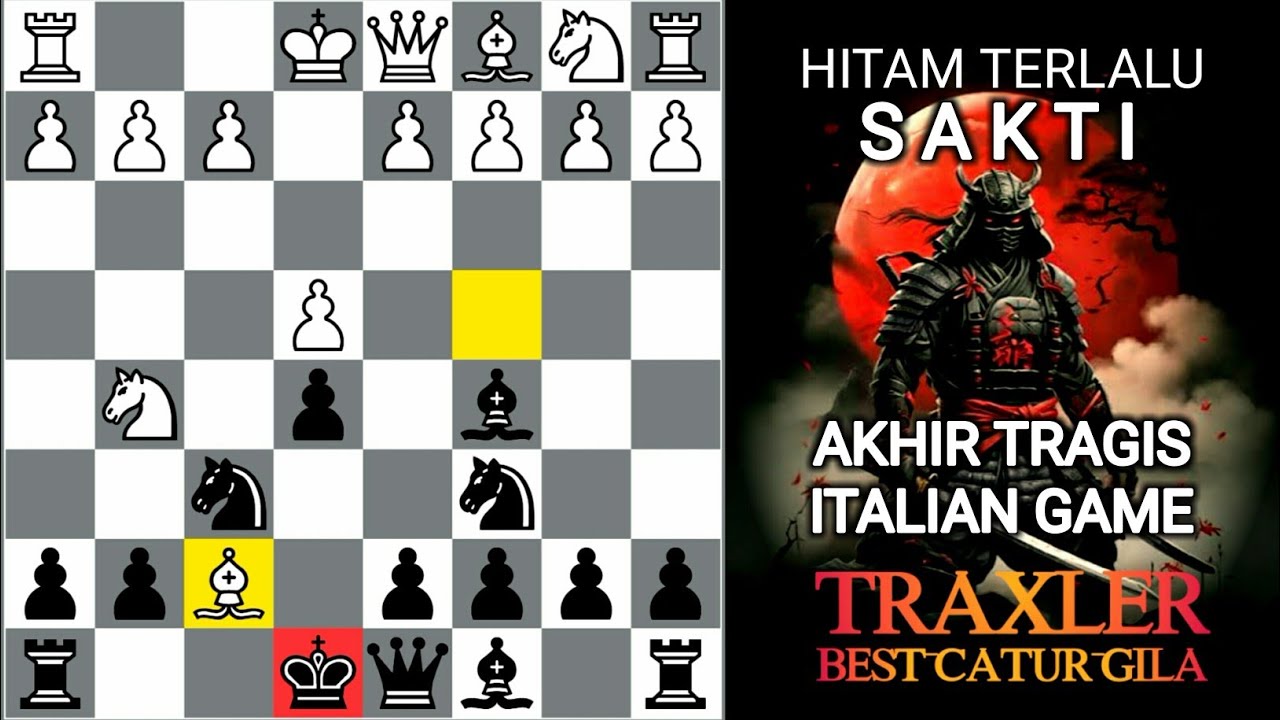 Terlalu SAKTI‼️TOP 5 ANTI Italian Game mematikan tetbaik Catur Gila