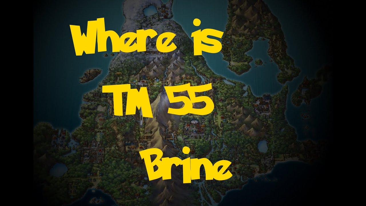 Where Is: TM 55 - Brine (Pokemon Diamond/Pearl/Platinum)