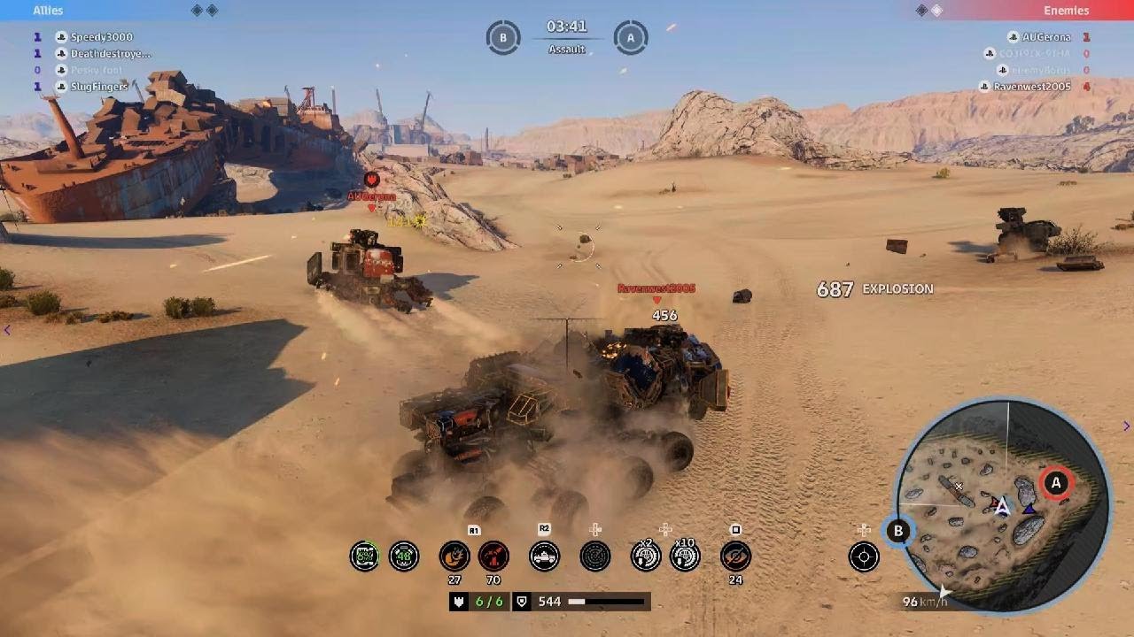 Crossout Clan War - JCO vs AFFE