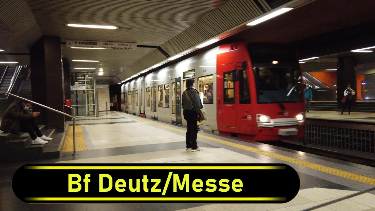 Stadtbahn Station Bf Deutz/Messe - Cologne 🇩🇪 - Walkthrough 🚶