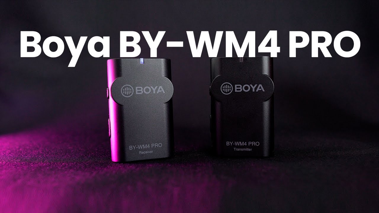 MICROFONE LAPELA SEM FIO BOYA VALE A PENA? - REVIEW BOYA BY WM4 PRO