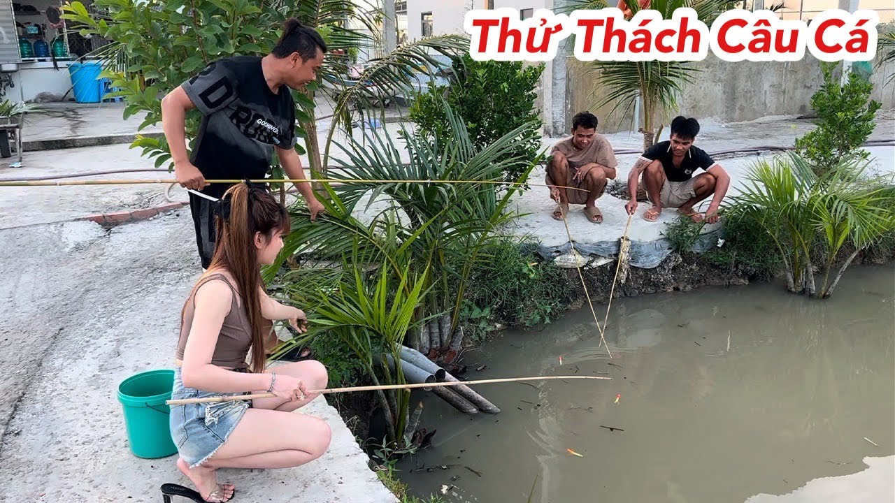 Thử Thách Câu Cá Cùng Gái Xinh Và Cái Kết Bất Ngờ | Ly Ngô Vlog