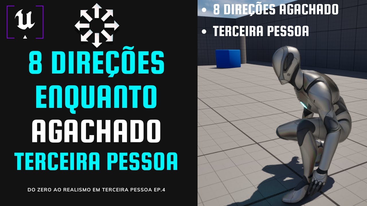 Do Zero ao Realismo na Unreal Engine 5.5: Tutorial de Jogo 3ª Pessoa (Ep. 04)