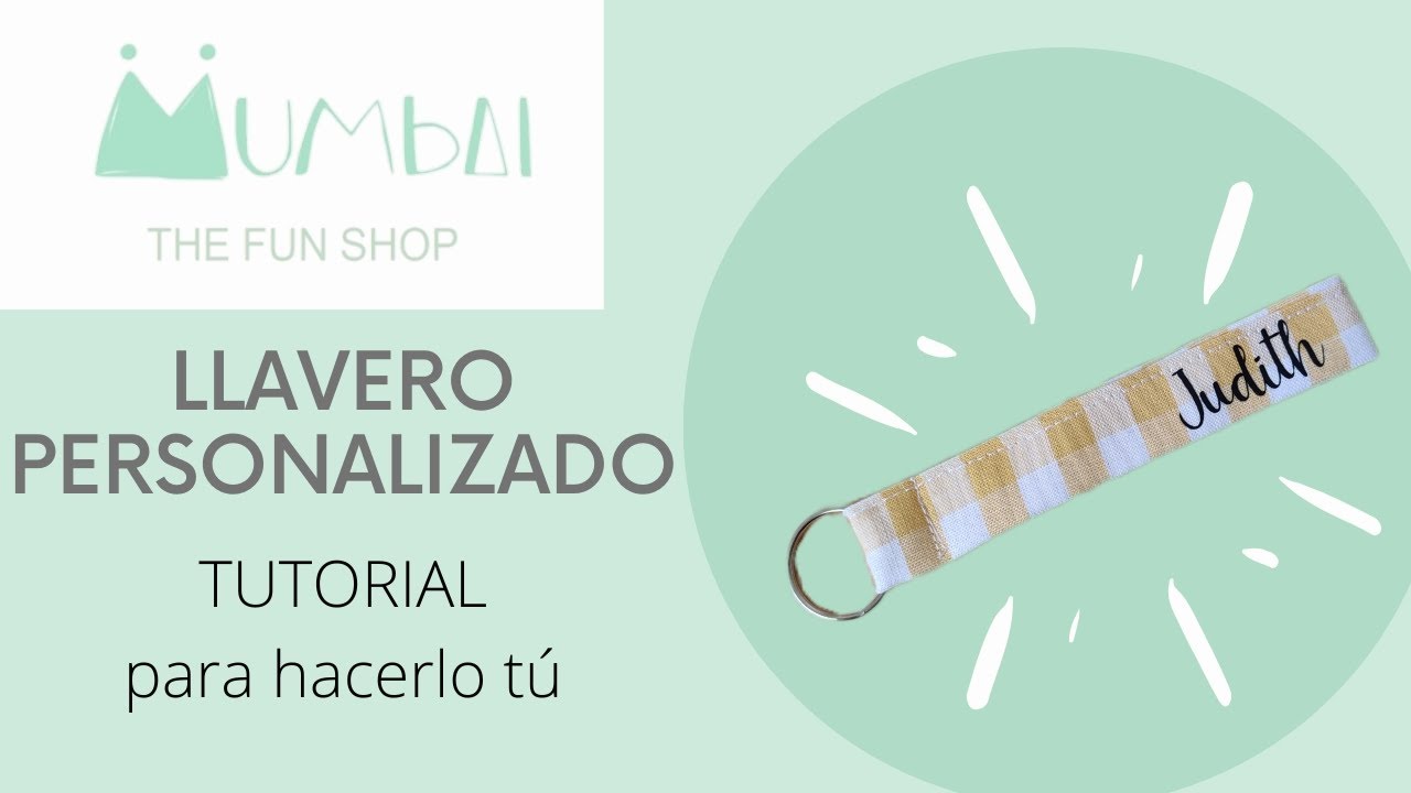 Tutorial llavero de tela