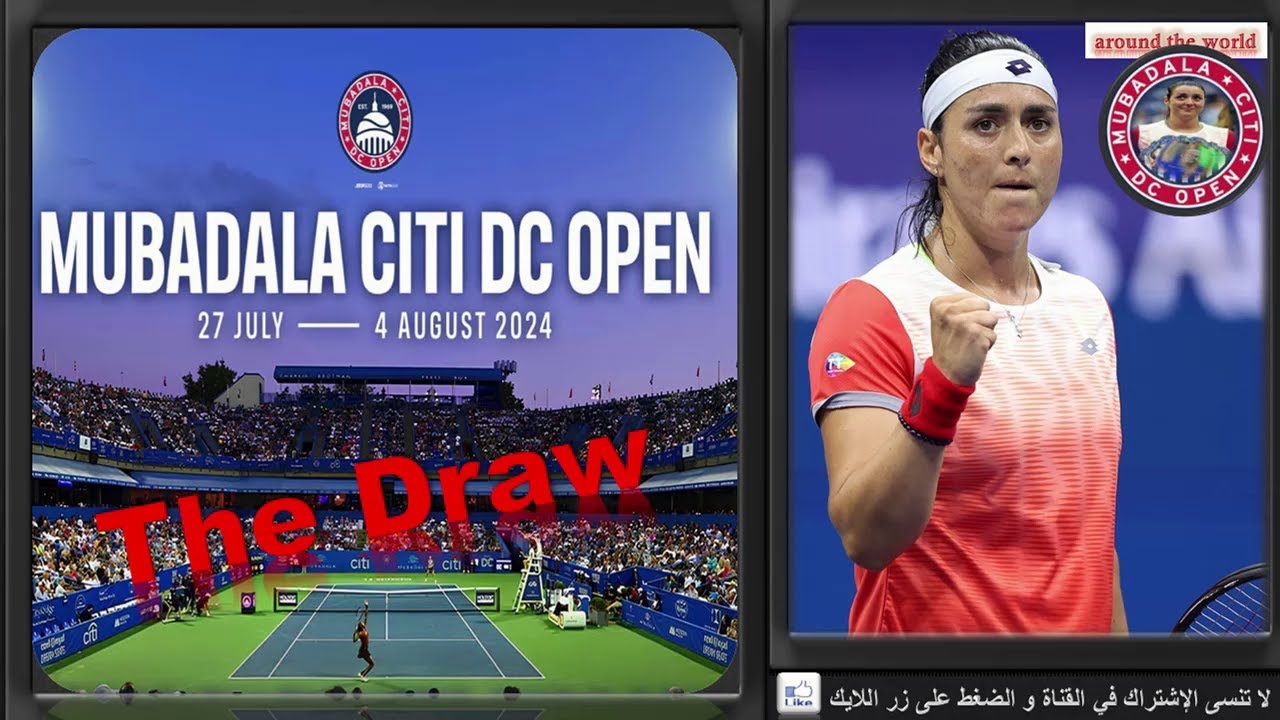 Ons Jabeur😎Citi DC Open: the women's singles draw🎾 أنس جابر😎 قراءة  أولية في قرعة أنس بدورة واشنطن