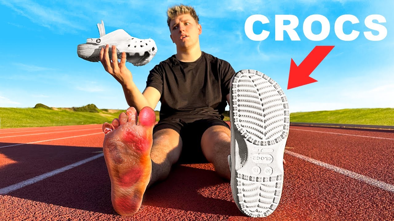 Я попробовал олимпийские виды спорта в Crocs!
