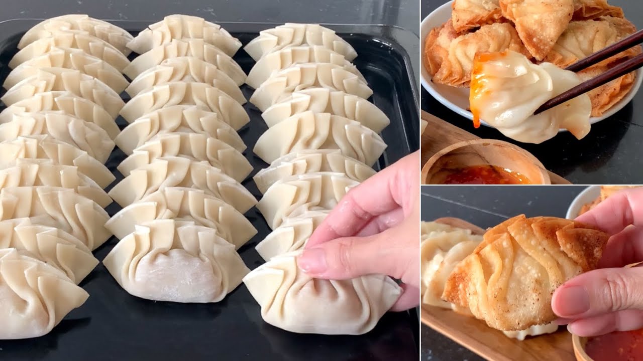 Iseng buat sendiri? Ternyata mudah banget, gak usah beli lagi. Making Gyoza with IDEALIFE