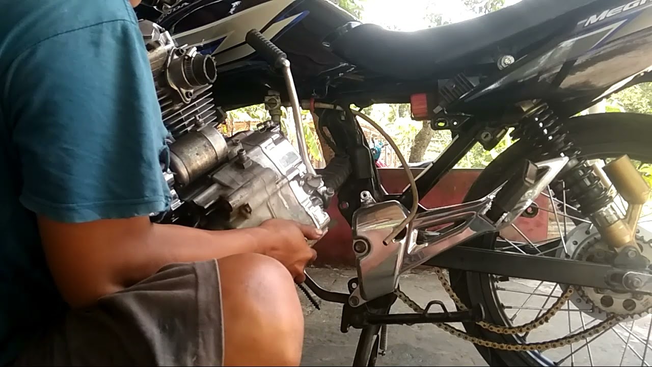 Tutorial naik mesin motor mega pro sendiri