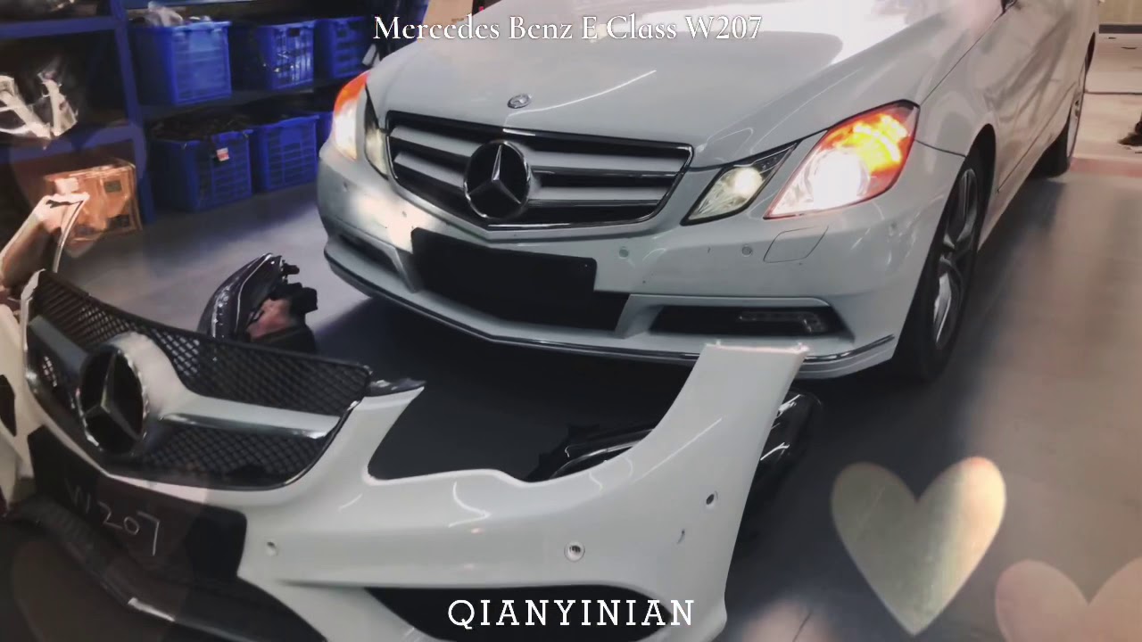 How to install Refit LED headlights 2010+W207 E250 E220 E350 E63 Mercedes ILS System