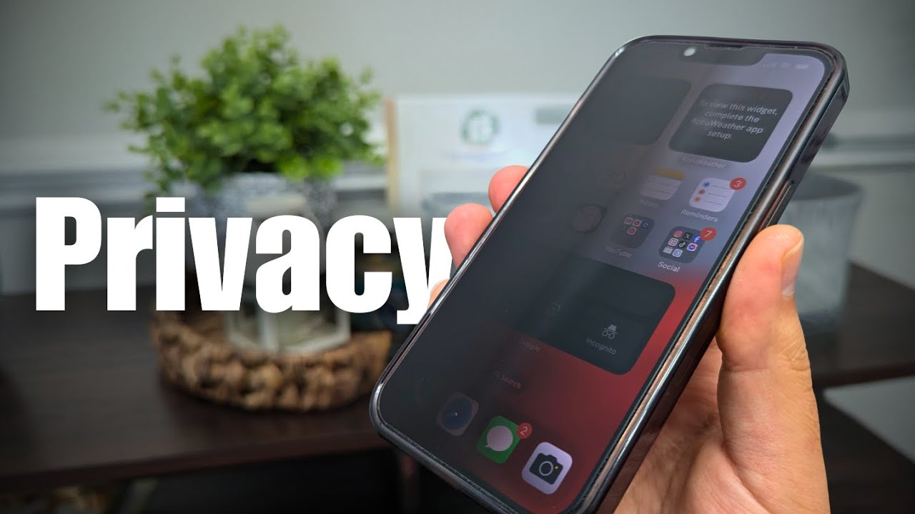 I Installed My First Ever iPhone Privacy Screen Protector...
