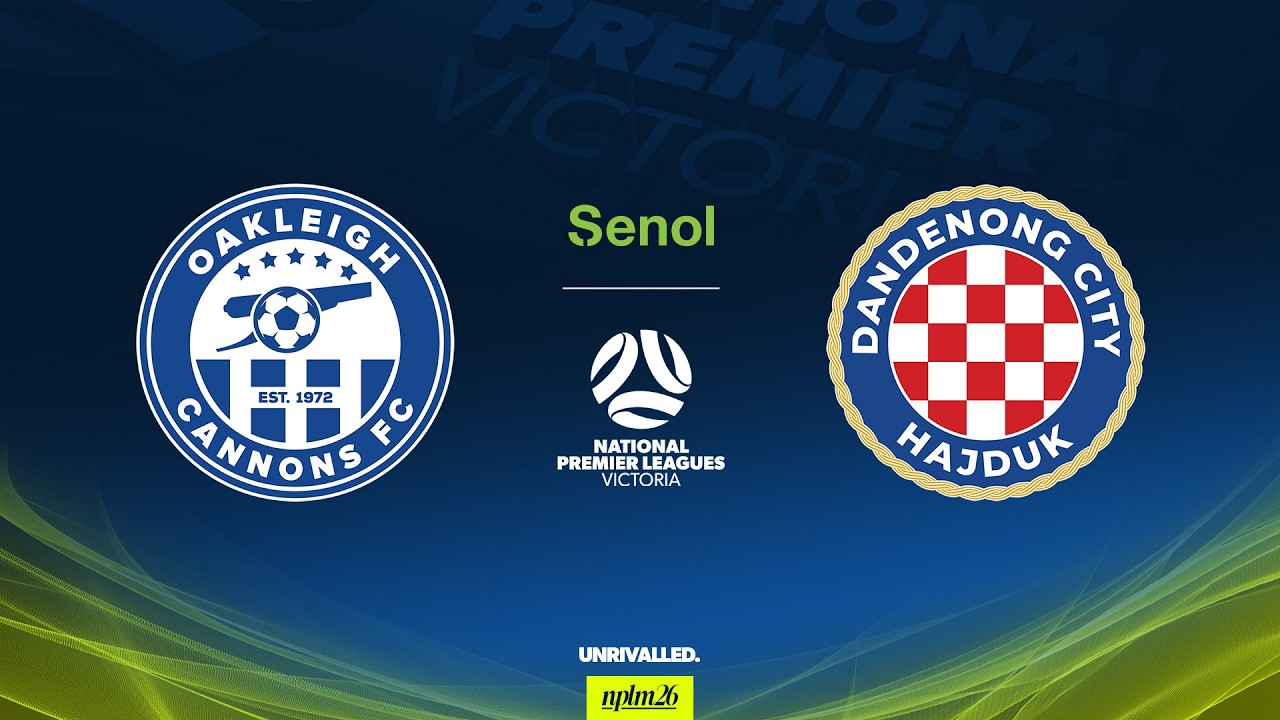 2026 Senol NPLM Victoria Round 26: Oakleigh Cannons FC v Dandenong City SC