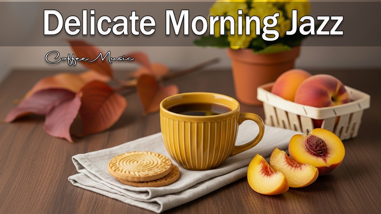 Delicate Morning Jazz 2026 ☕🍎 Morning Cafe Jazz & Positive Bossa Nova Instrumental for Study, Work.