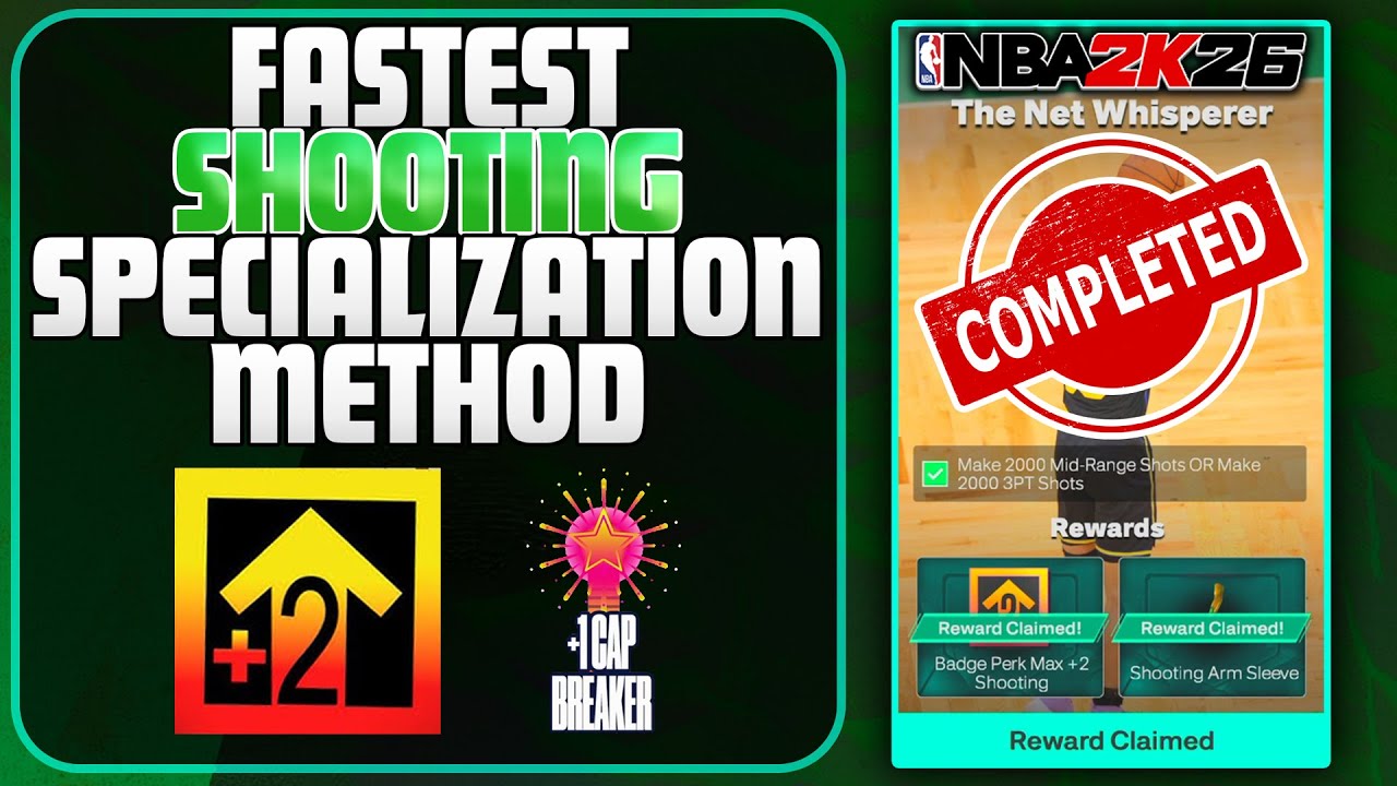 *NEW* METHOD To Complete SHOOTING Build Specialization FAST on NBA 2K26 After Season 2 Patch