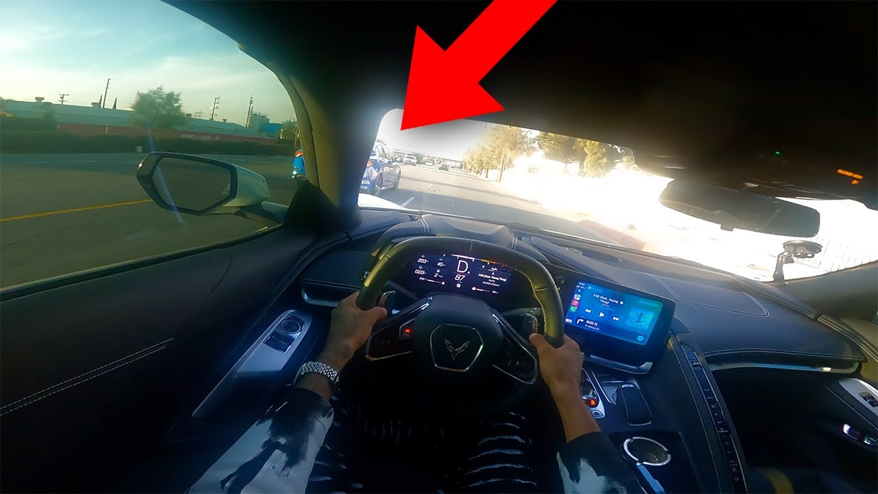 I DID 90 MPH IN MY CORVETTE C8 IN FRONT OF THE POLICE ON A MAIN STREET  & THIS HAPPENED! |