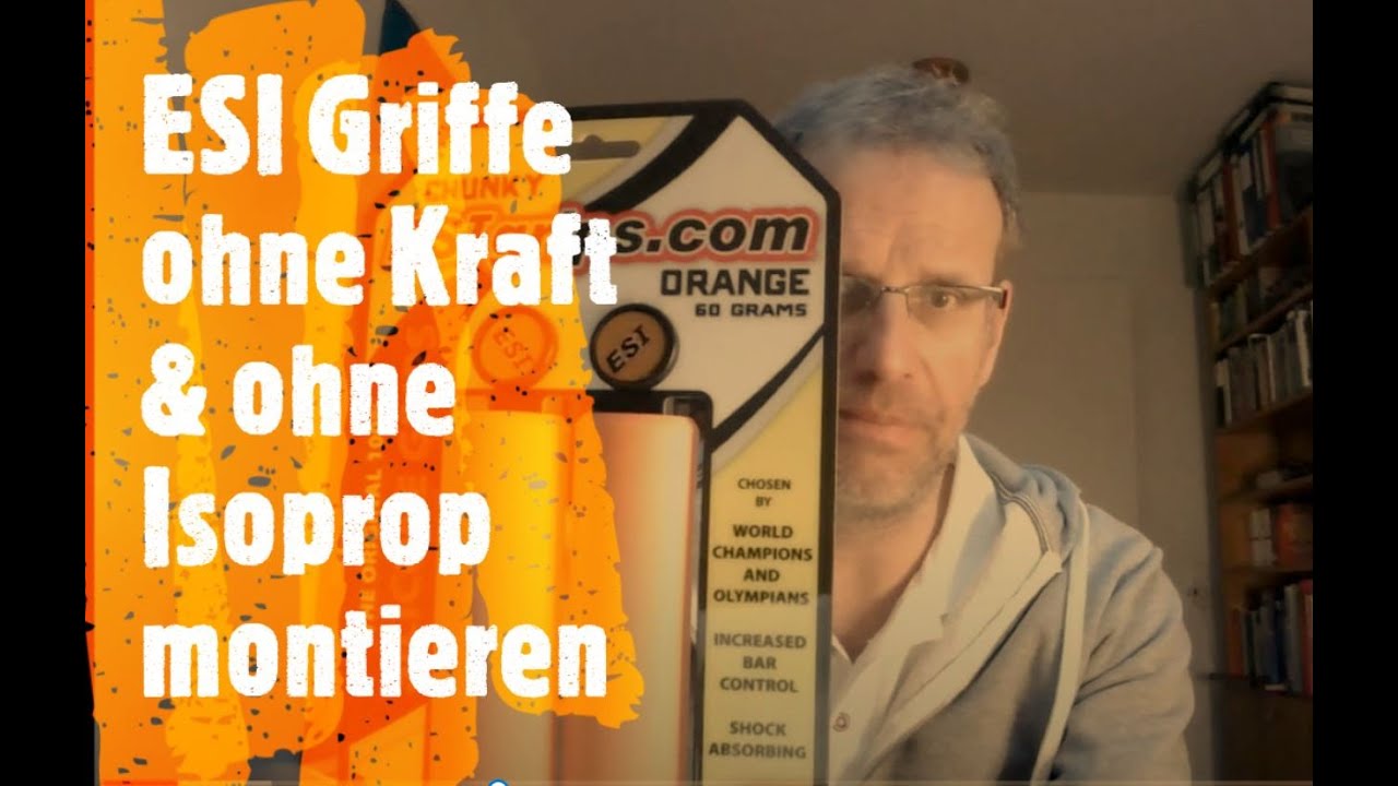 ESI Griffe montieren - ESI grips Mountainbike - DER Tipp mit dem heissen Wasserbad