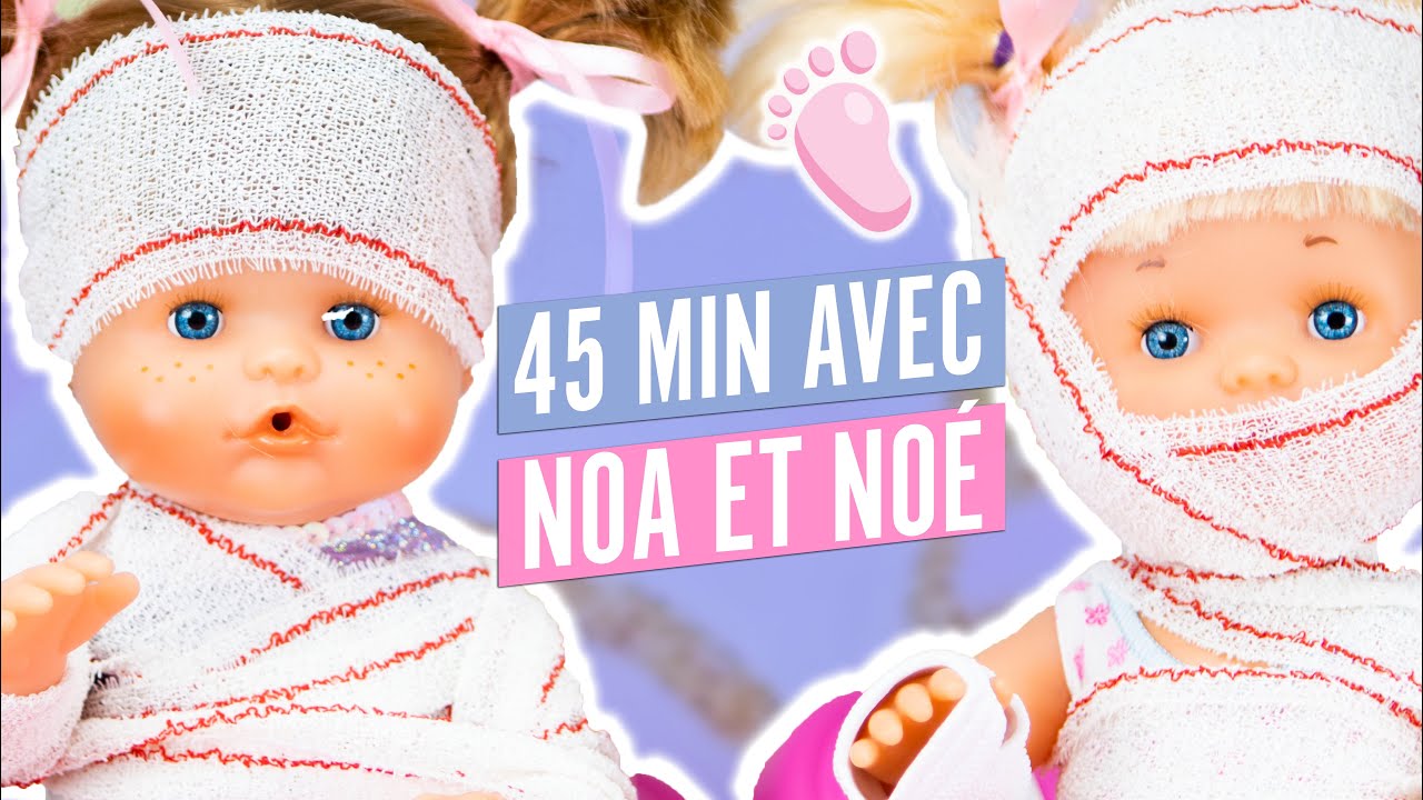 👏 NOA et NOE: 45 minutes des meilleures aventures des vos poup&eacute;es pr&eacute;f&eacute;r&eacute;es! 🌈 Momies, cr&egrave;che et +