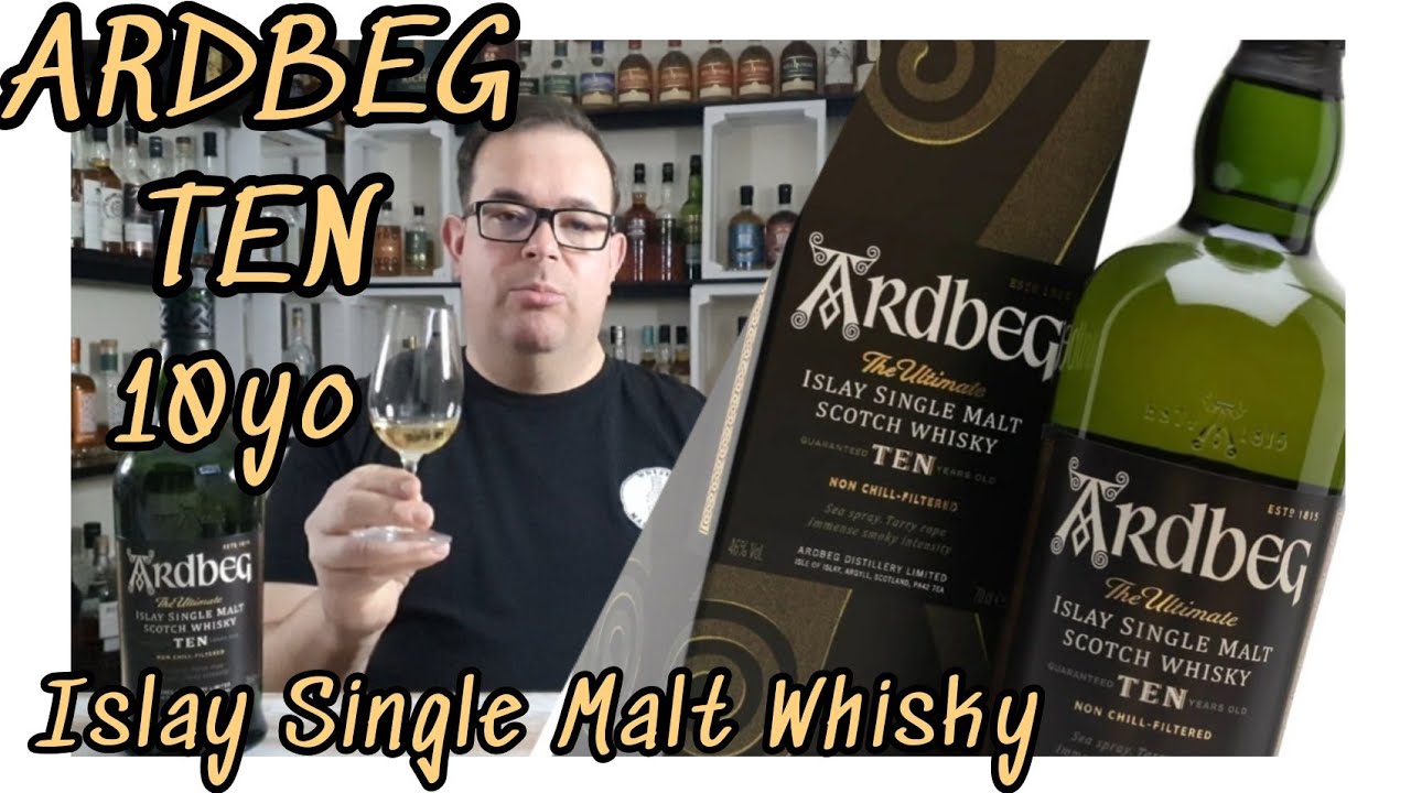 #145 ARDBEG TEN 10YO Islay Single Malt Scotch Whisky 46%