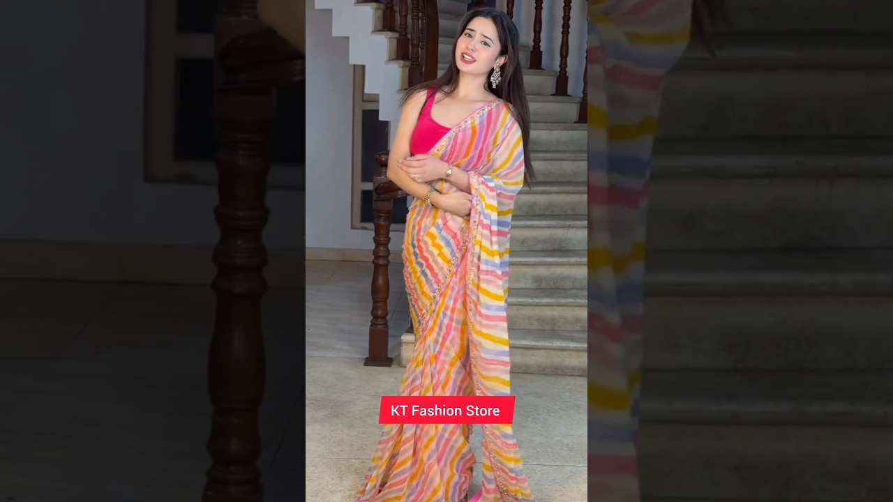 Beautiful designer partywear latest fancy unique saree #designer #partywear #fancy #saree