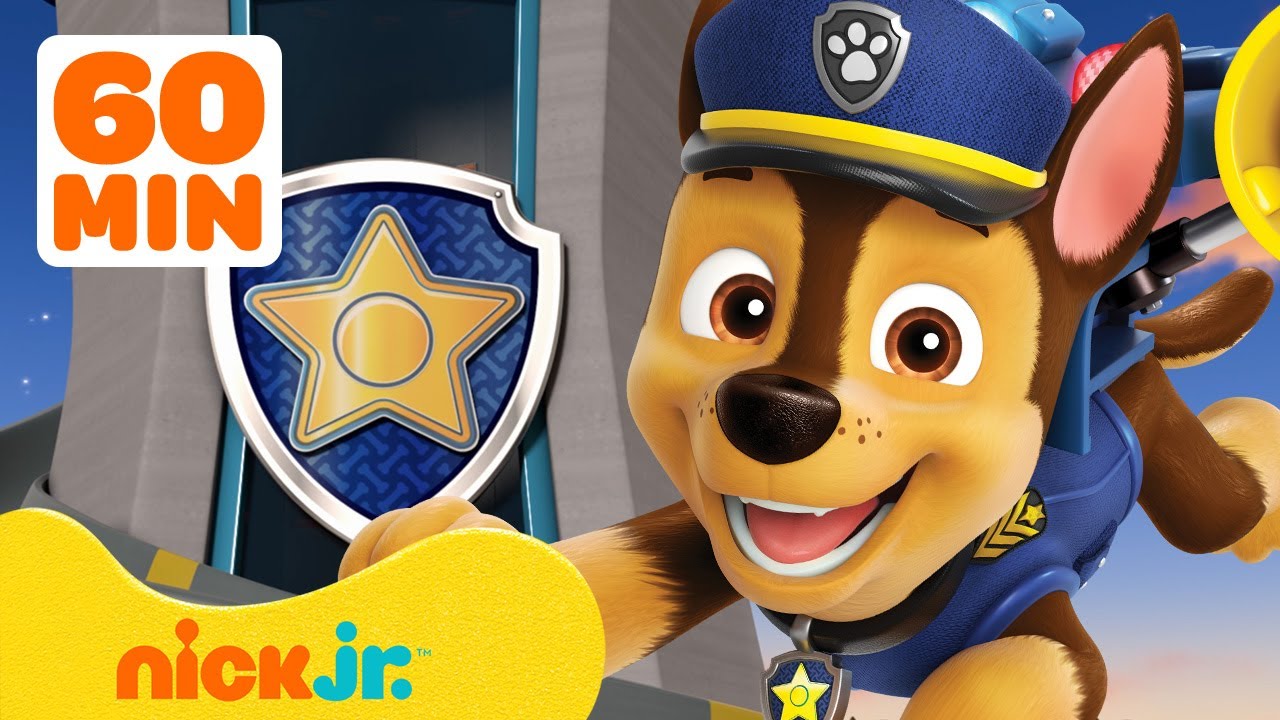 PAW Patrol Chase Is Ready for Action! w/ Skye & Marshall | 60 Minute Compilation | Nick Jr.