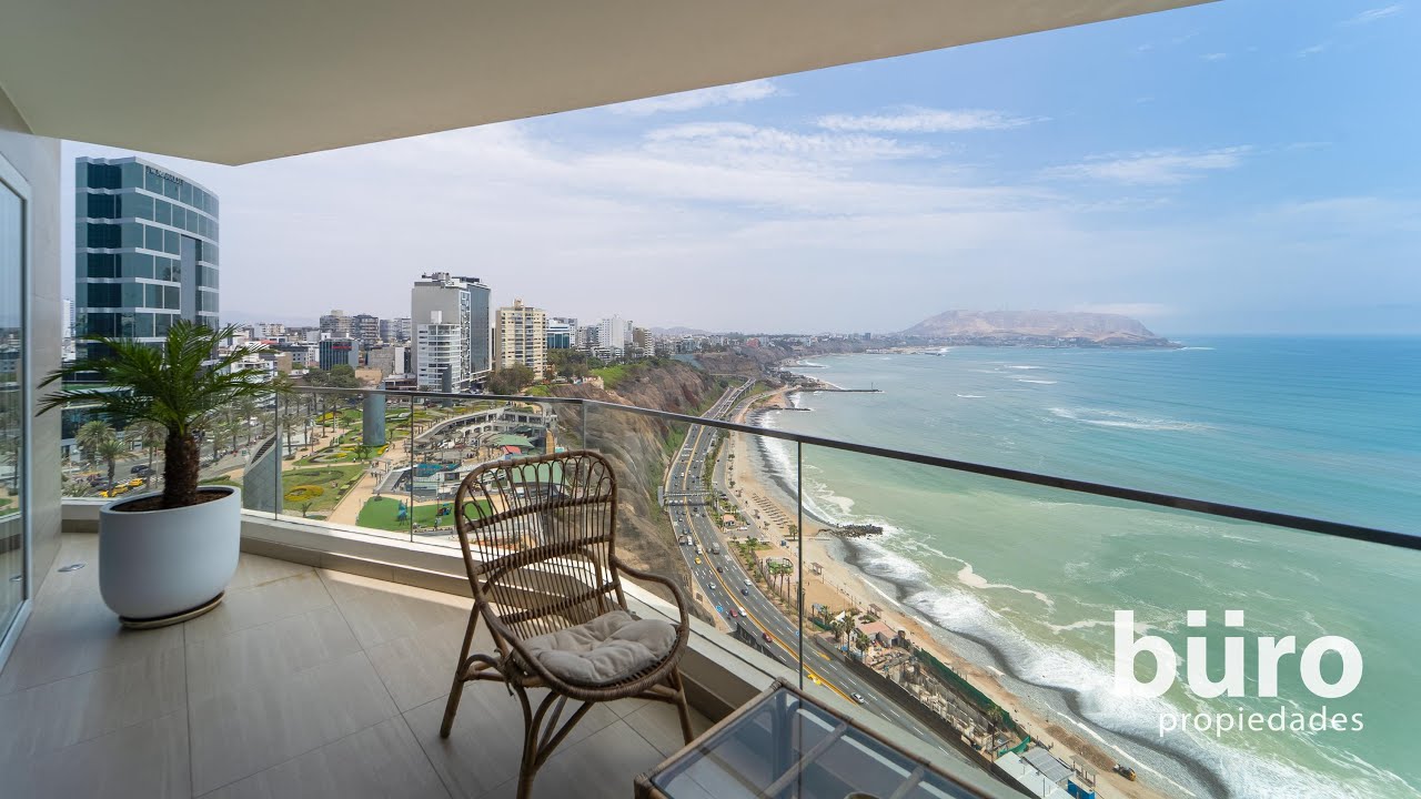 Lindo Departamento en Alquiler Malecón de la Reserva Miraflores Espectacular Vista