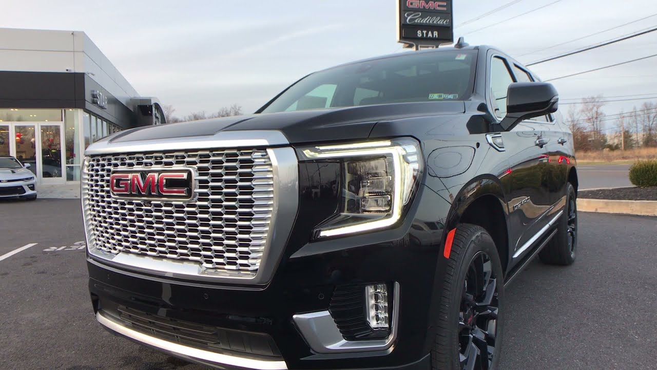 2022 GMC Yukon Denali EcoTec3 6.2L V8 4D Sport Utility 10-Speed Automatic with Overdrive Onyx Black