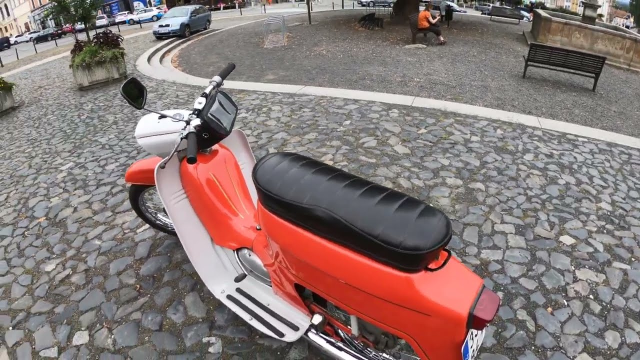 Jawa Pionýr 220 / Ukázka / Start / Roudnice nad Labem