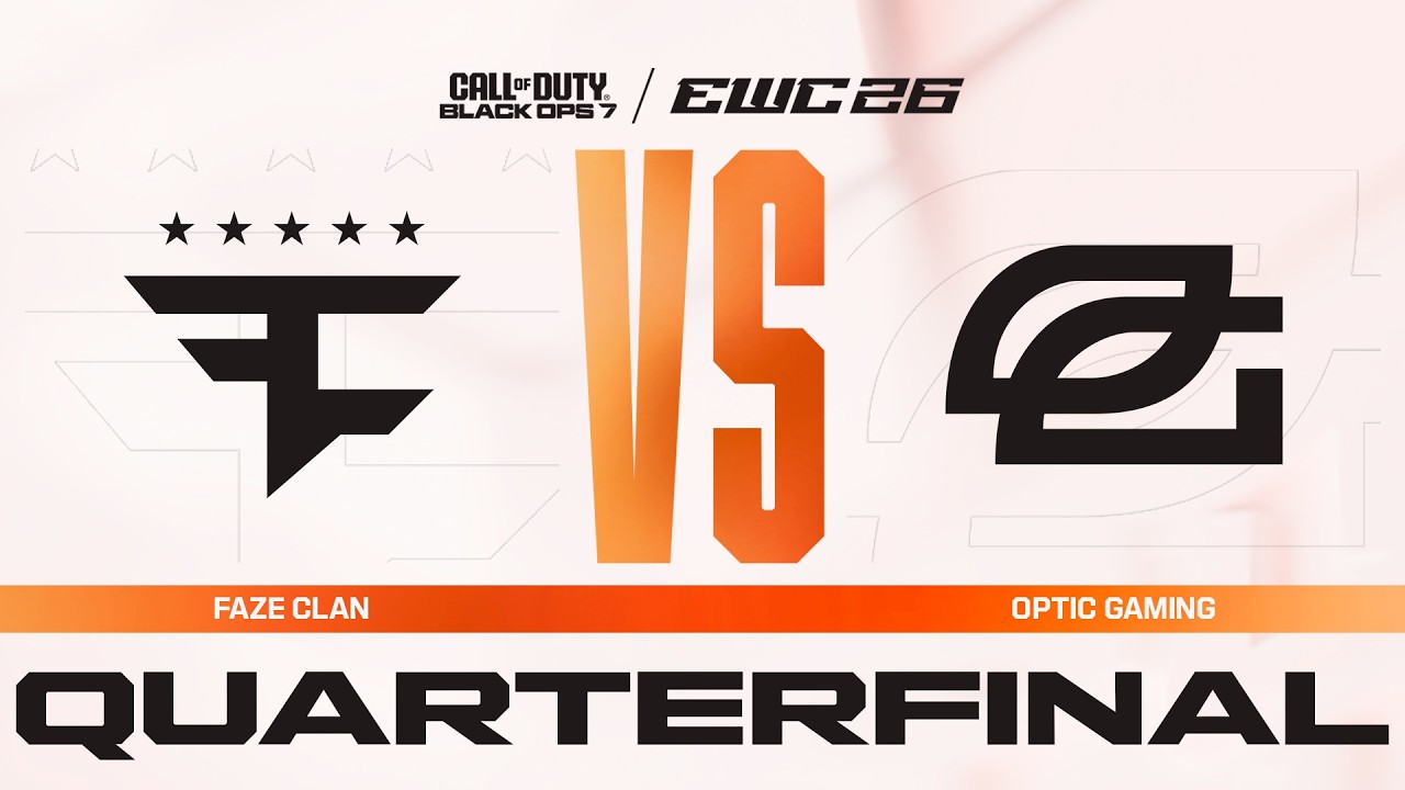 FaZe Clan vs. OpTic Gaming | COD: BO7 at EWC 26 - Quarterfinal - VOD