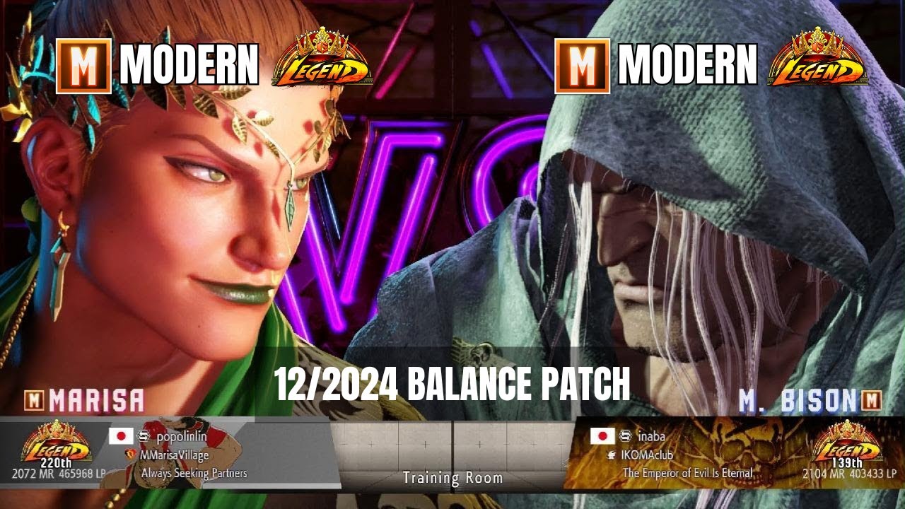 Modern Marisa (popolinlin) vs Modern M. Bison (inaba) Legend 2100 MR | SF6