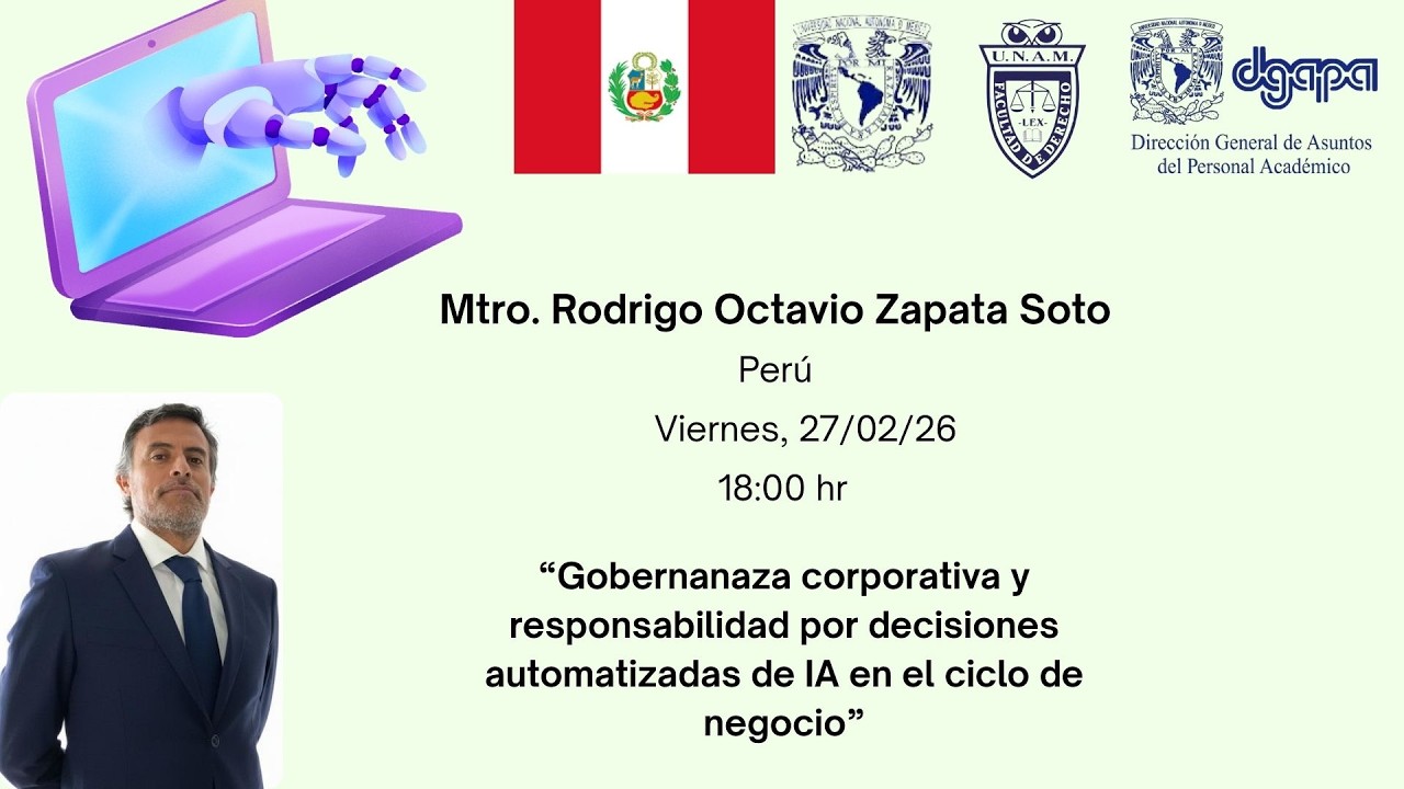 Primera Conferencia del Segundo Ciclo de Conferencias, Mtro. Rodrigo Octavio Zapata Soto, 27/02/26
