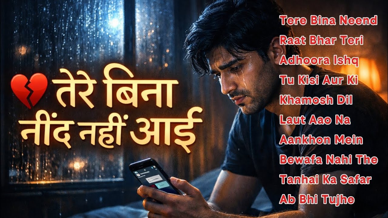 Tere Bina Neend Nahi Aayi 💔 | Heart Touching Sad Hindi Songs Album | Breakup Pain Songs 2026