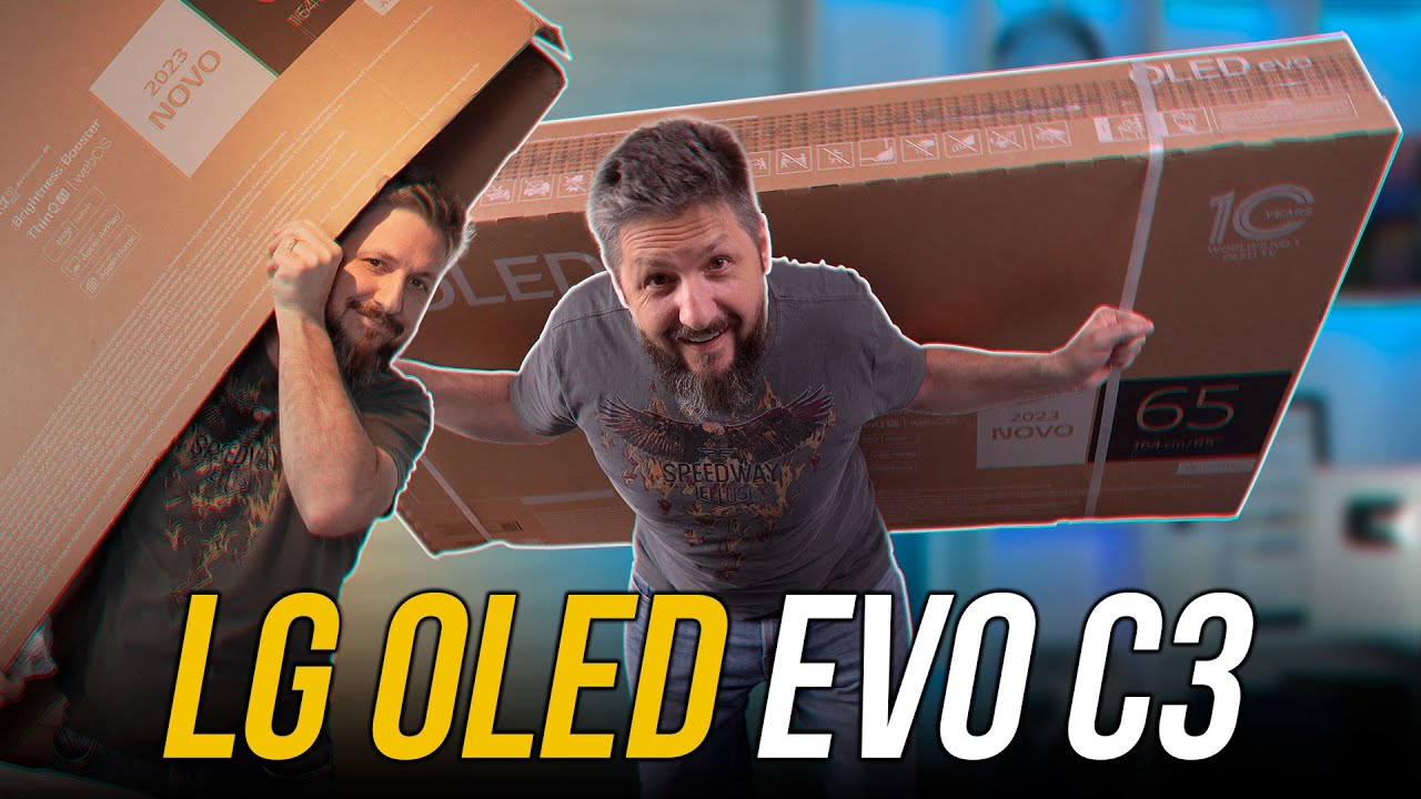 Unboxing e impressões da LG EVO C3. TV OLED 4K, excelente pra filmes e jogos