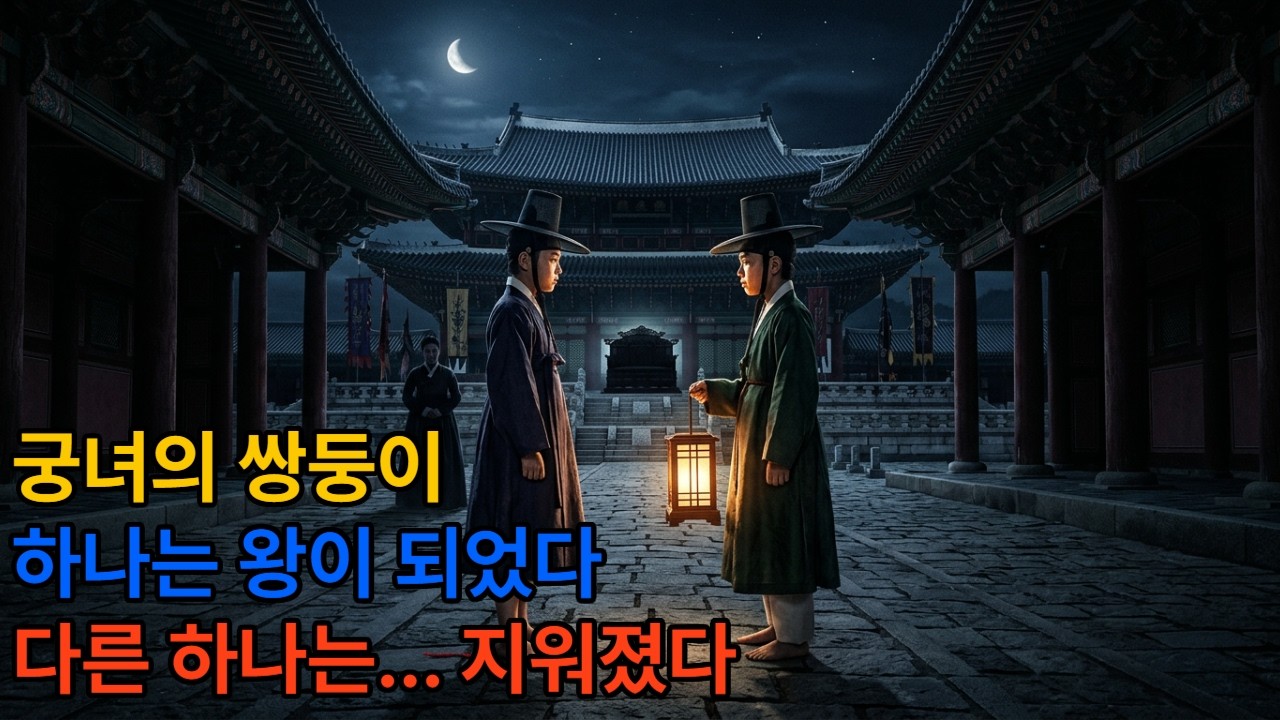 궁녀의 쌍둥이, 하나는 왕이 되었다 : 조선야담 | 쌍생아 금기, 왕의 비밀, 궁중 미스터리 반전
