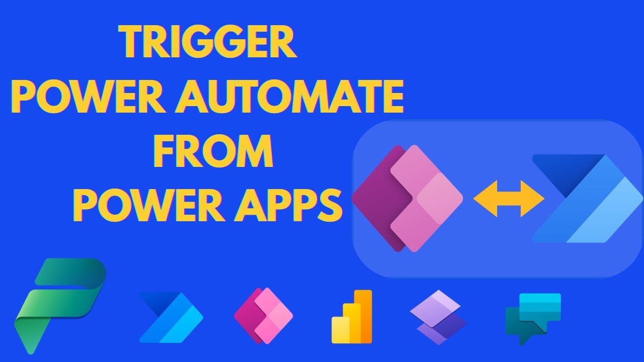 Create Canvas App to Pass Input and Trigger Power Automate Flow from Power Apps Using v2 Trigger