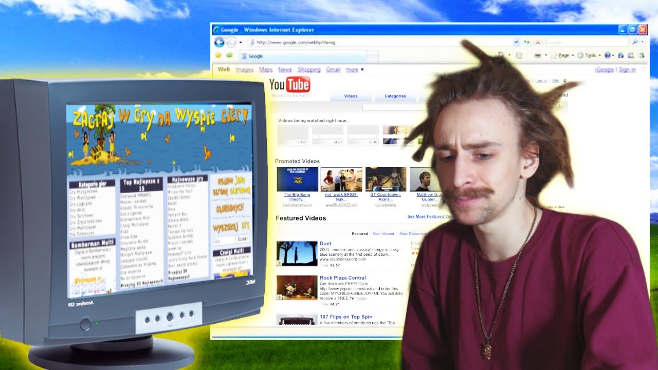 internet w 2007 był dziwny...