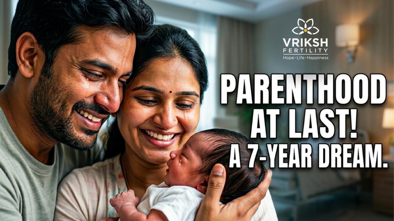 7 Years of Struggle Couple's Parenthood Dream to True - Thanks to Dr.Minal Kumbhalwar & Vriksh Team