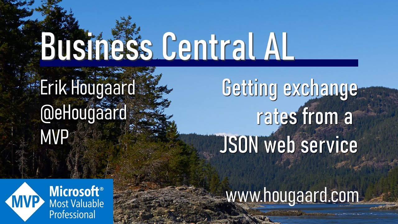 Getting exchange rates from a JSON web service in Business Central