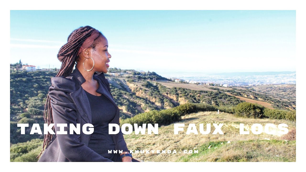 TAKING DOWN my FAUX LOCS | The struggles of natural hair abroad