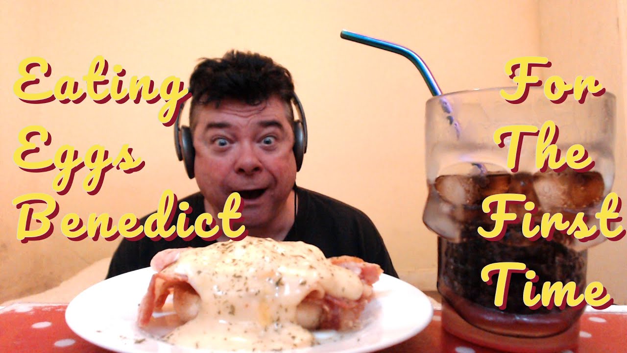 ASMR - Eating Eggs Benedict For The First Time And Answering Some Questions