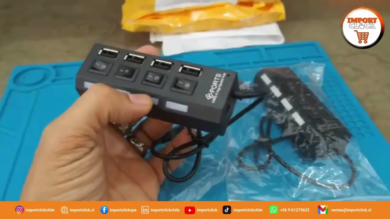 Hub USB 2.0 Switch 4 Puertos
